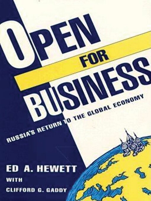 Title details for Open for Business by Ed A. Hewett - Available